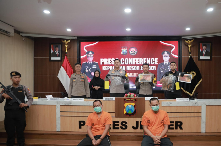 Polres Jember Akhirnya Berhasil Menangkap Dua Pelaku Pembunuhan yang Kabur ke Malaysia